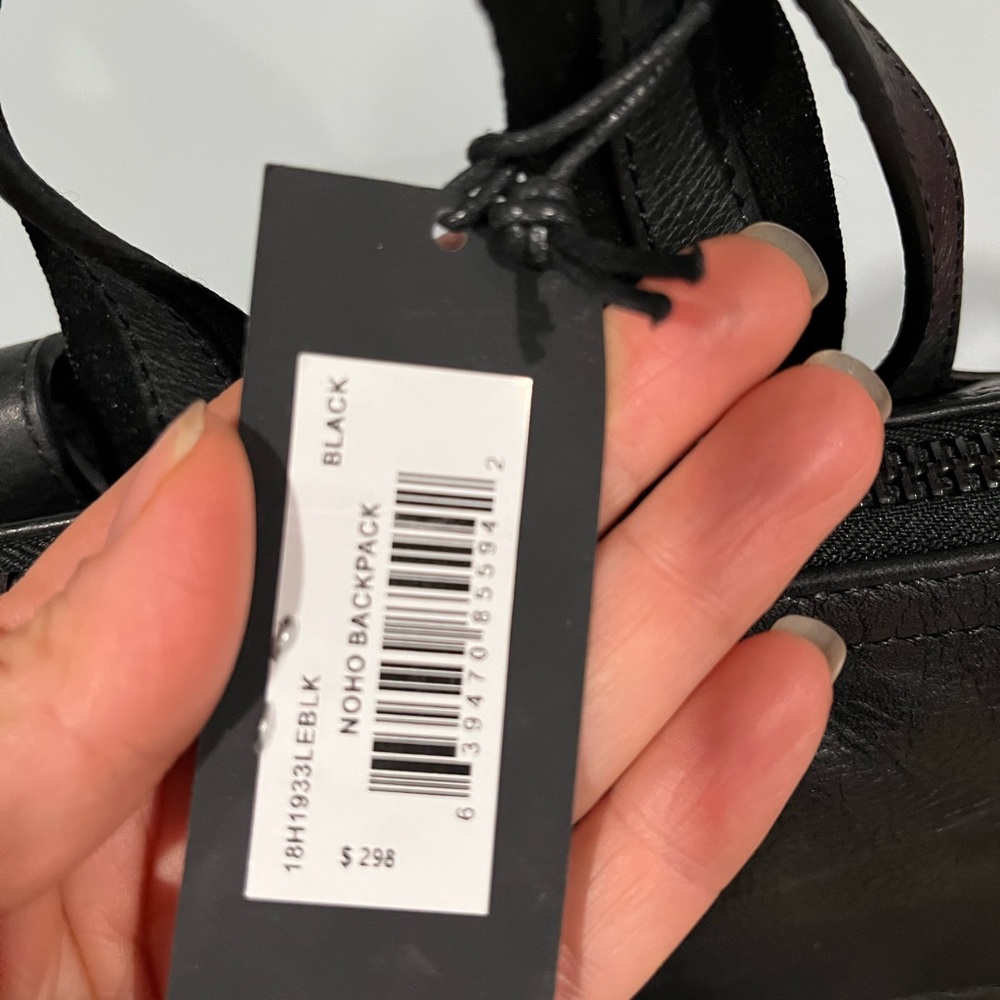 Botkier Noho Leather Backpack Black - Picture 6 of 10